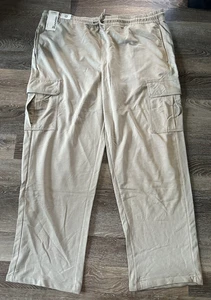 Pantalones de salón cargo No Boundaries calce relajado bronceado con leche especiado para hombre XL 40-42 - Imagen 1 de 7