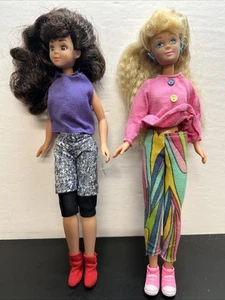 Bambole Remco Babysitter's Club Kristy e Stacey 1992 vintage anni 90 R5 - Foto 1 di 7