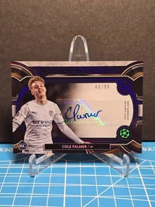 2021-22 Topps Museum Collection Cole Palmer Rookie Reverence Auto Purple RC /99 - Bild 1 von 2