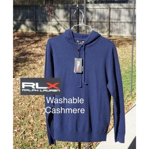 Ralph Lauren RLX Waschbarer Kaschmir Hoodie Neu mit Etikett - Bild 1 von 6