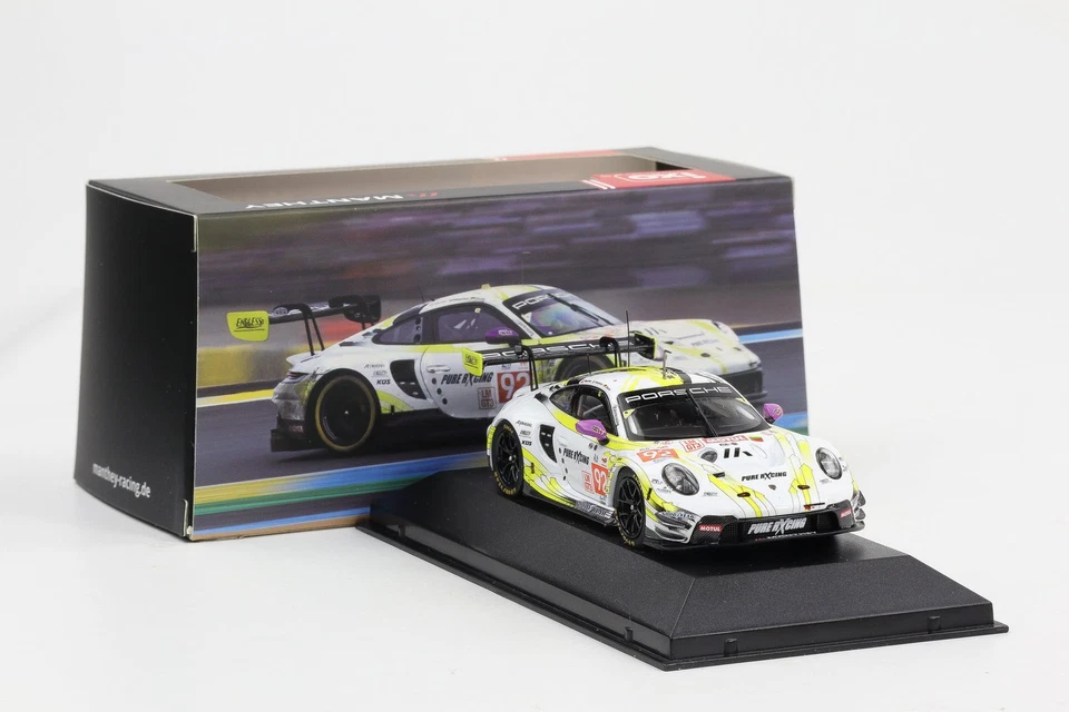 1/43 IXO-MODELS - PORSCHE - 911 992 GT3 R TEAM MANTHEY PURE MG-I-911-LM-24-4392