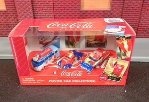 Coca-Cola Brand Poster Car Collection 1:64 Scale Die-Cast Johnny Lightning 2003 - Picture 1 of 6