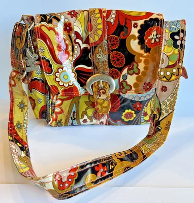 Kalencom New Orleans (Orange) Coated Buckle Diaper Bag - Image 1 of 4