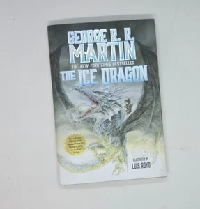 VTG George R. R Martin The Ice Dragon Luis Royo Poster 1st Tor Teen Edition 2014 - Picture 1 of 6