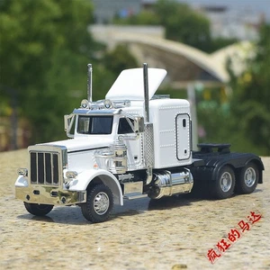 1/50 Peterbilt Truck & Trailer Die-Cast Model, White, Heavy Haul - Picture 1 of 6
