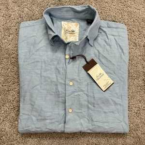 Nueva Camisa con Botones Tasso Elba Island Nueva con Etiquetas Playa Para Hombre - Talla S Azul - Imagen 1 de 6