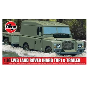 AIRFIX 1:76 Scale British Army LWB Land Rover (Hard Top) & Trailer - A02324 - Picture 1 of 1