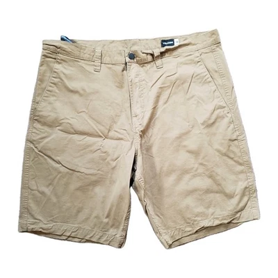 Volcom Skateboarding Stretch Comfort Size 38 Mens Brown Lightweight Chino Shorts - Image 1 of 4