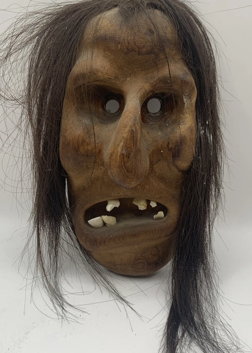 Hexenmaske Klassisch Für Erwachsene – Gruselige Gesichtsmaske Für Karneval & Halloween