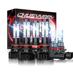 For Ford ESCAPE 2005-2006 6000K 6X LED Headlight High Low + Fog Light Bulbs Kit - Picture 1 of 24