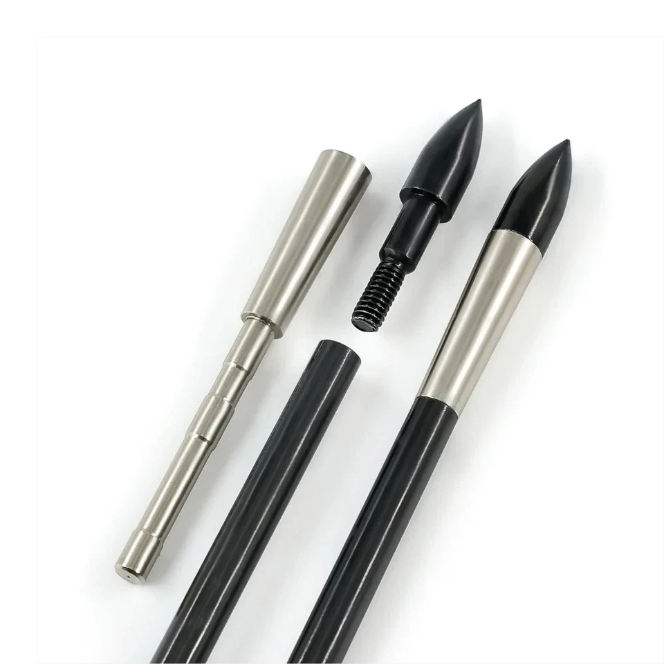 BALLISTA Stainless Penetrator Insert Adapter Archery Arrow Shaft 12pc - Image 1 of 1