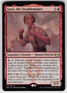 Jaxis, the Troublemaker R Streets of New Capenna 112 MTG - Picture 1 of 2
