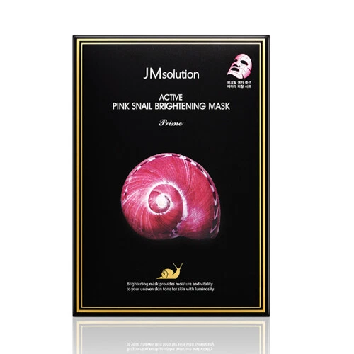 JM SOLUTION Active Pink Snail Brightening Mask Prime 1Pack (10ea) - Image 1 of 1