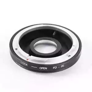 For Canon FD Lens to Nikon AI Mount Adapter w/ Correctional Glass Focus Infinity - Picture 1 of 7