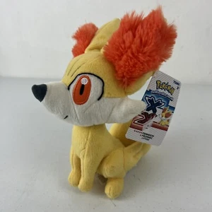 Pokemon Fennekin XY Plush Tomy 2013 9” Nintendo Stuff Doll Animal With Tags - Picture 1 of 5