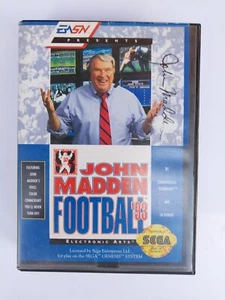 John Madden Football 93 Sega Genesis 1993 Tested and Working - Picture 1 of 3