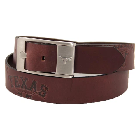 Texas Longhorns Brandish Leather Belt - Brown Cover