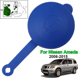 Windshield Wiper Washer Fluid Reservoir Tank Cap Cover For Nissan Armada Titan - Picture 1 of 5