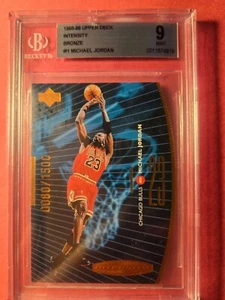 MICHAEL JORDAN 1998-99 UPPER DECK INTENSITY BRONZE #/1500 BGS 9 - Picture 1 of 2
