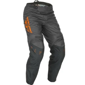 FLY RACING - 2021 F-16 YOUTH PANT GREY/ORANGE SIZE Y-18 - Picture 1 of 2