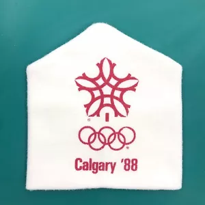 NOS Vintage Calgary 1988 88 Canada Olympics Ski Beanie Hat Cap Toque White - Picture 1 of 5