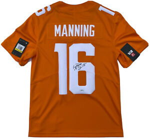 PEYTON MANNING #16 SIGNED TENNESSEE VOLUNTEERS NIKE FOOTBALL JERSEY PSA/DNA