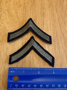 WWII US Army Private PVT Enlisted Rank Patches Felt INV2418 - Picture 1 of 3
