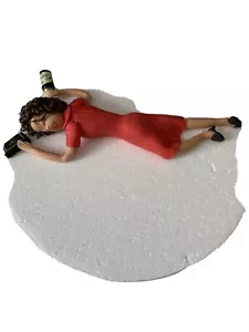 COMESTIBLE DAMA BORRACHA 18th 21st 40th Pastel Topper decoración - Imagen 1 de 10