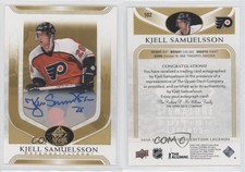 2020 SP Signature Edition Legends Gold Spectrum Foil Kjell Samuelsson #102 Auto