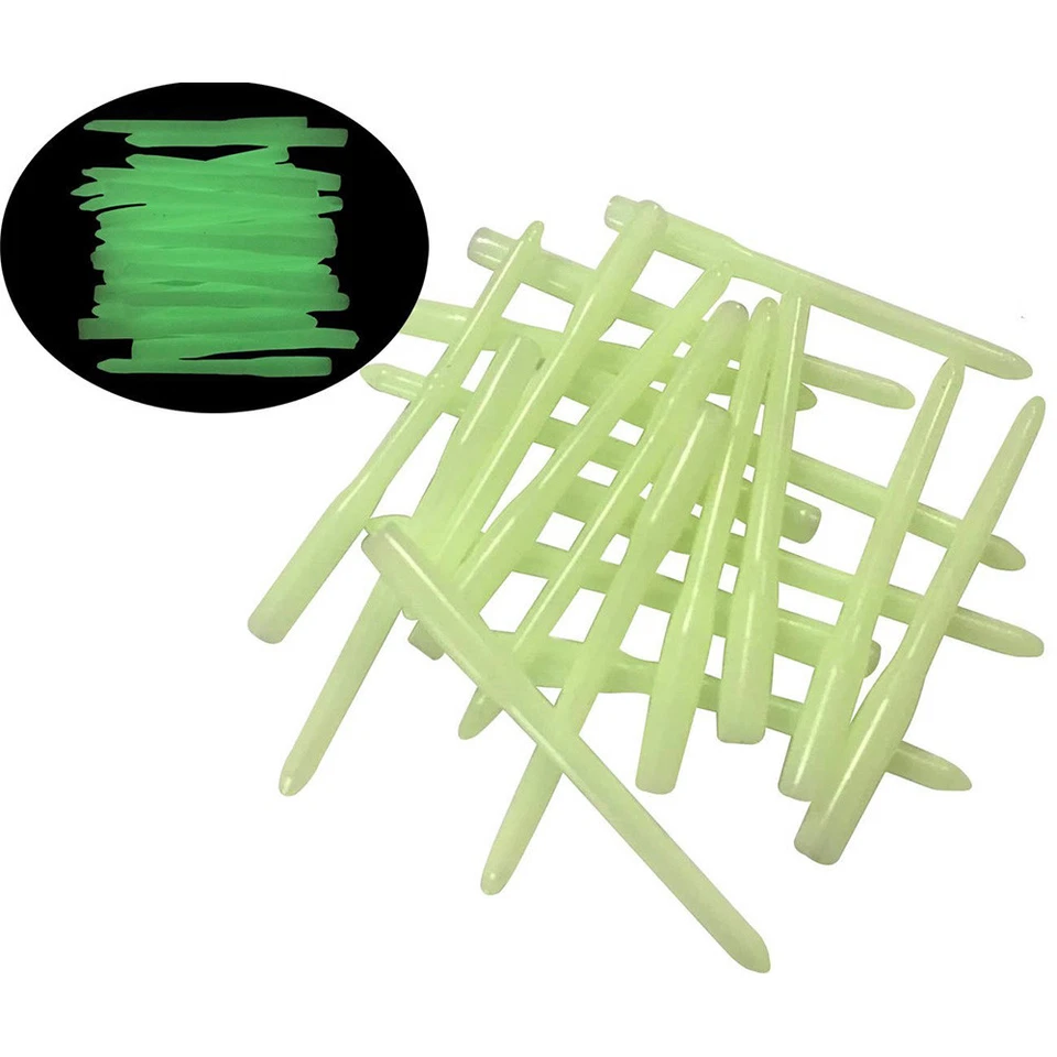 Protector Crimpado Manga Brillante Verde 3.3" Gota Profunda Luminosa Accesorios de Pesca Foto 1 de 4