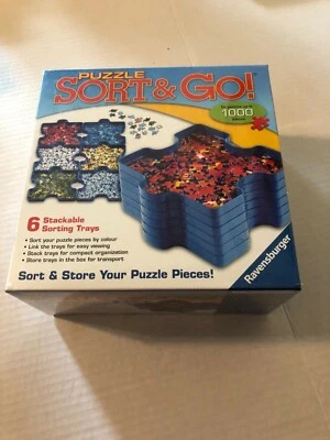BANDEJAS EMPILHÁVEIS NOVO NA CAIXA PUZZLE SORT & GO POR RAVENSBURGER - Imagem 1 de 4