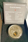 2020 California Gold #/500 Box Coa 1 Oz Silver Mesa Grande Treasures Of The Us