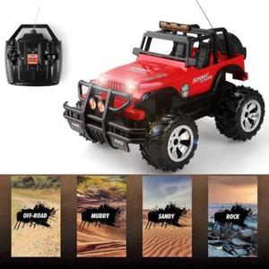 1/16 RC Car 2.4G Remote Control Off-Road Truck With Lights Sounds Kids Toy Gift - Picture 1 of 13