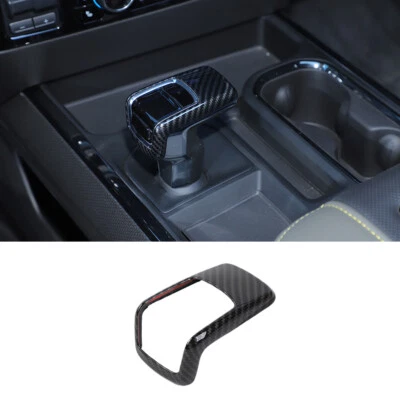 For Chevrolet Silverado 2022+ Carbon Fiber Gear Shift Knob Head Cover Sticker - Image 1 of 4