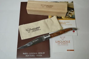 Laguiole en Aubrac Frankreich Taschenmesser 12 cm Messer Thuya Doppelplatine - Bild 1 von 6