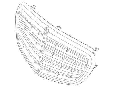 Mercedes Benz E350 E63 AMG S E550 E400 2014-2016 Radiator Grille 2128801483 - Image 1 of 3