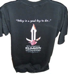 Star Trek Klingon Honor Guard Promo PC Men's X-Large (XL) Short Sleeve T-Shirt - Picture 1 of 3