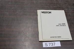MANUAL WESTON 6400 DIGITAL MULTIMETER OPERATING & SERVICE # S737 - Picture 1 of 5