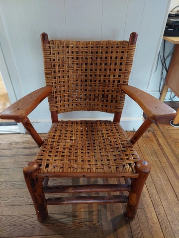 Rustic Old Hickory Armchair Martinsville Indiana Cover