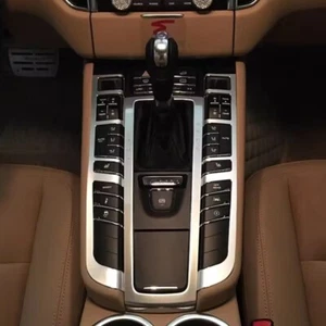 Center Control Gear Shift Panel Button Trim Sticker For Porsche Macan 2014-2018 - Picture 1 of 7