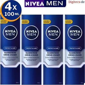 Nivea MEN Protect & Care Rasiercreme 4 x 100ml - Bild 1 von 4