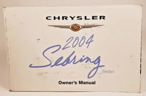 Chrysler Sebring 2004 sedán manual para dueños. Completo. - Imagen 1 de 2