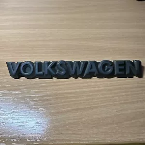 VW Volkswagen script rear badge golf mk1 mk2 cabriolet dated 1984 - Picture 1 of 4