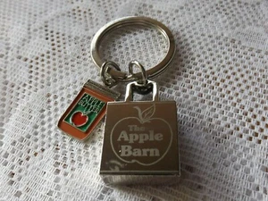 THE APPLE BARN BAG AND APPLE BUTTER KEYCHAIN * METAL * - Picture 1 of 4