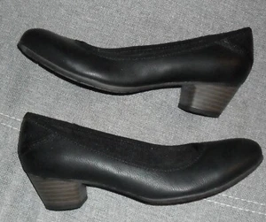 S.Oliver Soft Foam Damen Pumps Ballerina Slipper Schuhe schwarz Logo Gr. 37 - Bild 1 von 10
