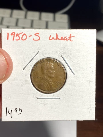 1950 S United States 1 Cent Error Coin Cover