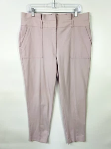 White House Black Market Women's Pants Size 14 Pink The Tapered Ankle - Picture 1 of 10