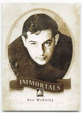 2013-14 Ken McAuley  ITG In The Game Between the Pipes Immortals