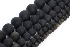 Natural Matte Golden Obsidian Beads Grade A Round Loose Beads 4/6-7/8/10/12MM - Picture 1 of 13