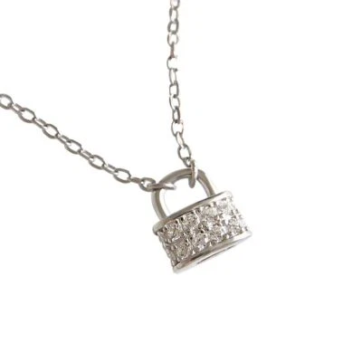 Silberkette mit Anhänger Mini-Schloss Halskette Collier 925 Silber Kette A2459 - Bild 1 von 4